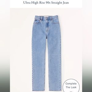 Abercrombie 90s High Rise Jeans